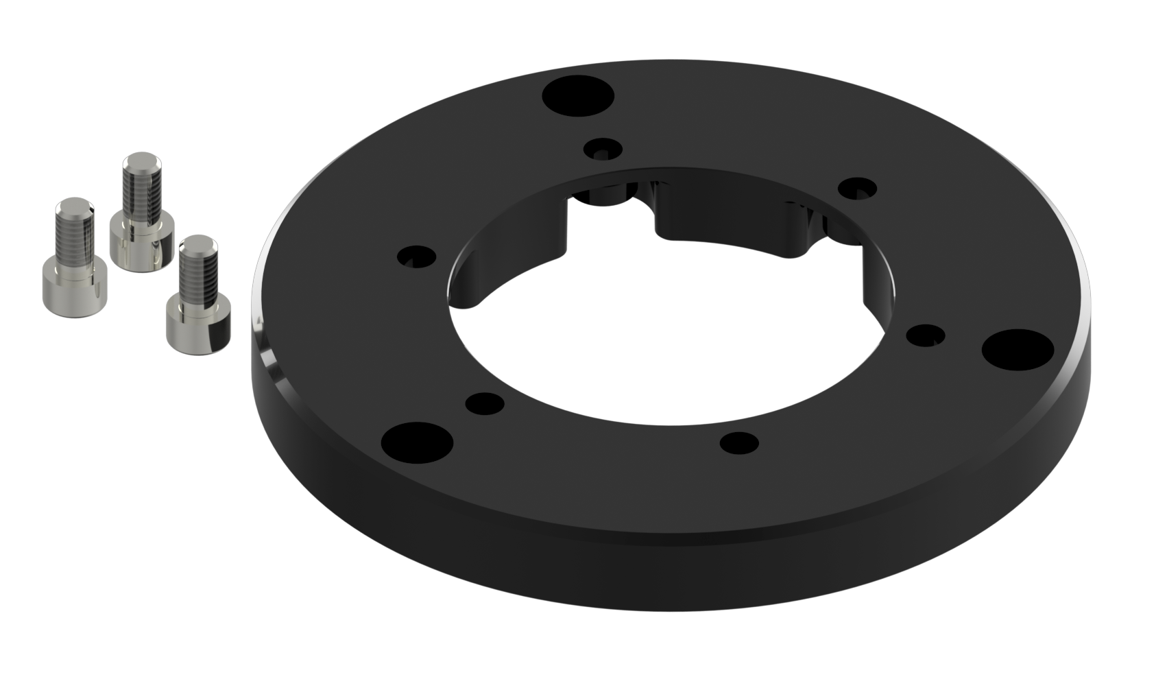 Circular Baseplate for horizontal mnt lights PE